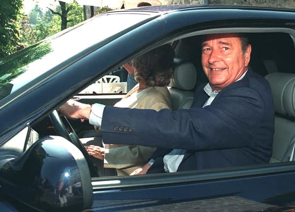 Jacques Chirac et son épouse Bernadette sur les routes de Corrèze