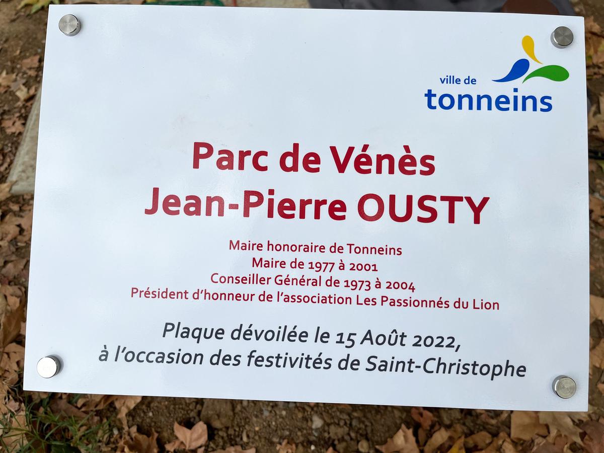 Jean-Pierre Ousty, absent à cause de sa santé, a transmis être “extrêmement ému”.