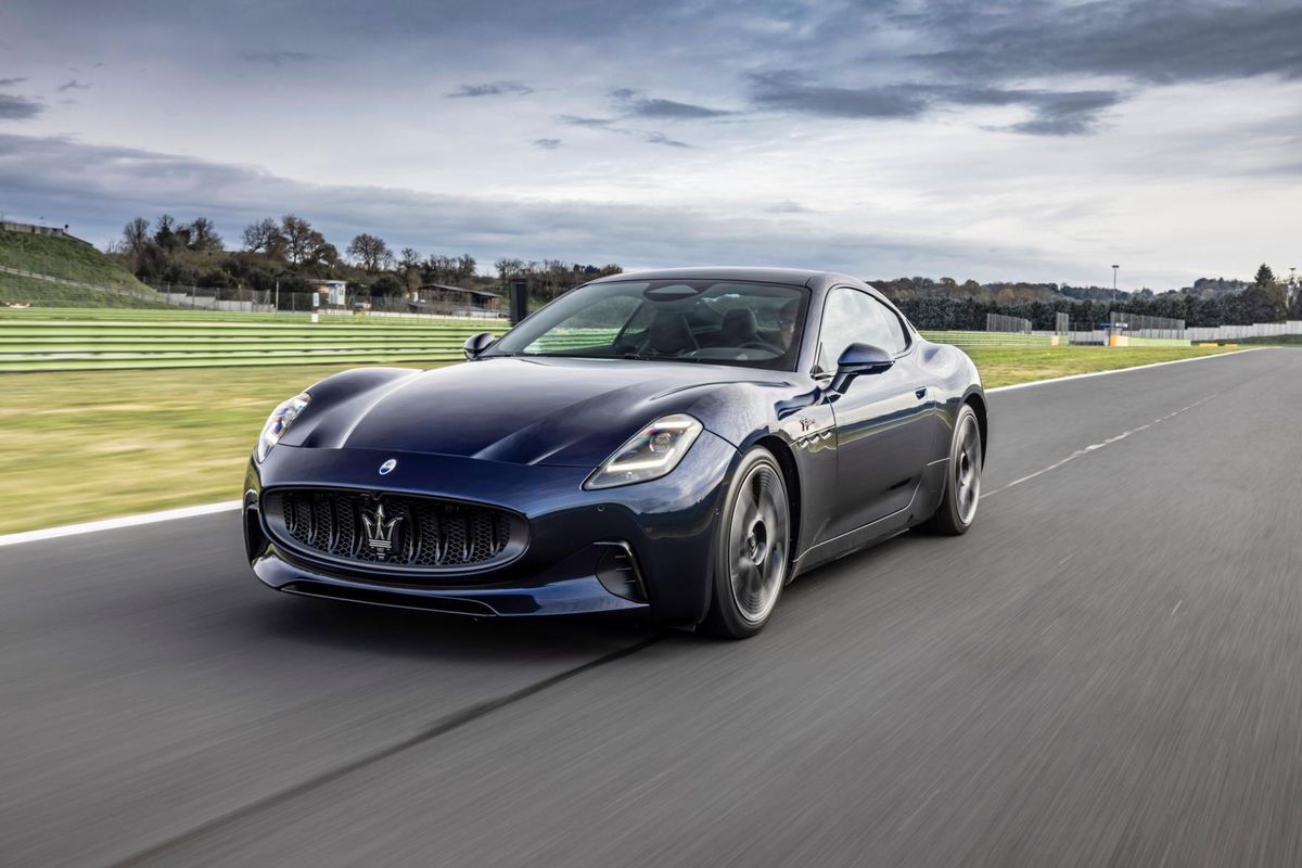 La Maserati Gran Turismo Folgore 100% électrique tire son nom du mot italien signifiant «éclair».