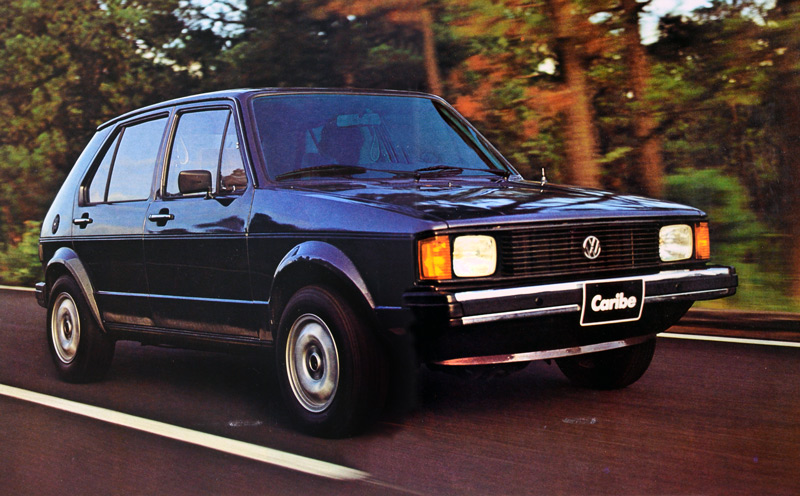 Vue frontale du VW Caribe de 1982